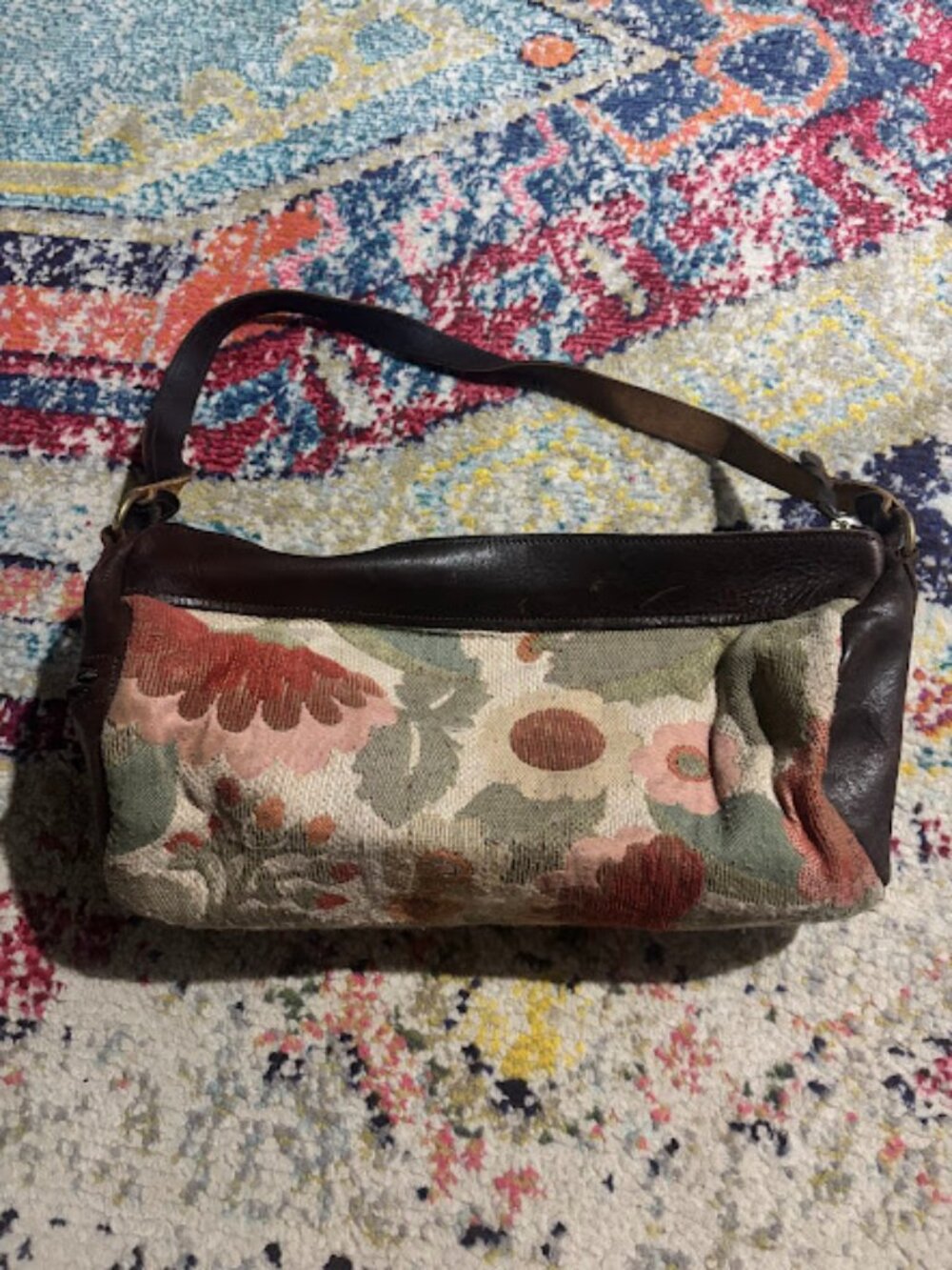 Down Home Leather Genuine Leather Purse Grandma Style